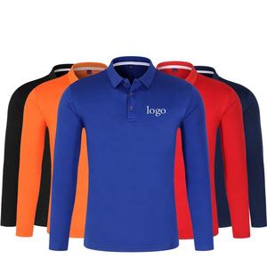 Camisetas Polo Deportivas de Talla Grande para Hombre, Camiseta Polo de Algodón para <span class=keywords><strong>Golf</strong></span>, Camiseta Polo Informal Personalizada para Hombre y Mujer, Manga Larga, Venta al Por Mayor - Product Image 1