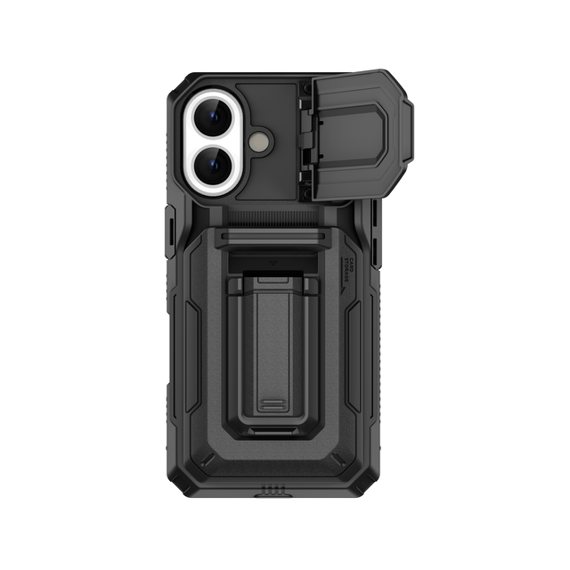 Multi Functional Armor PC Shockproof Mobile Phone Case with Holder by IPARTS EXPERT for 17 16 15 14 13
