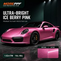 Película Protectora de Pintura TPU Color PPF, Autoadhesiva, Antiarañazos, Rollo de Vinilo para Cambio de Color de Carrocería de Automóvil, Garantía de 10 Años