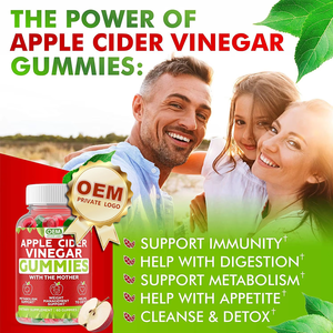 Gummies au <span class=keywords><strong>vinaigre</strong></span> <span class=keywords><strong>de</strong></span> <span class=keywords><strong>cidre</strong></span> <span class=keywords><strong>de</strong></span> pomme OEM en gros – Complément <span class=keywords><strong>de</strong></span> vitamines végétaliennes naturelles ACV pour brûler les graisses et favoriser la perte <span class=keywords><strong>de</strong></span> poids chez la femme - Product Image 4
