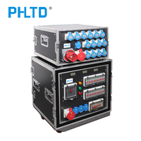 PHLTD Distributeur de courant triphasé étanche Boîte de distribution de courant pour l'éclairage, l'audio et l'écran