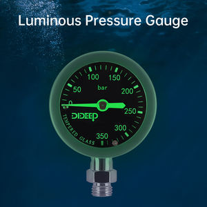 DIDEEP 15cm 65cm 80cm Scuba <b>Diving</b> High Pressure SPG Hose Protective Boot with Black Luminous Dial for <b>Regulator</b> - Product Image 5