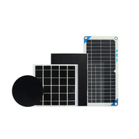Panneau solaire d'urgence extérieur 6W 5V pour usage domestique, mini chargeur avec technologie PERC et module solaire portable pour la production d'énergie
