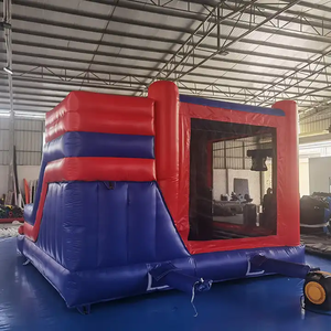 Château gonflable PVC grand format sur le thème du film <span class=keywords><strong>Spiderman</strong></span>, durable, avec toboggan, pour enfants, extérieur - Product Image 5