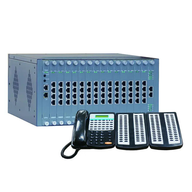 Telephone PABX / Switchboard / Office/Hotel PBX Phone System - TP240 Series PABX System With 192 Extensions
