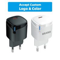 Chargeur mural rapide 20W PD QC3.0 5V/3A Type-C pour mobile, prise UK/US/EU, fabrication OEM/ODM, charge rapide pour appareils mobiles