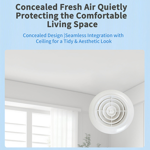 Ventilateurs muraux encastrés en plastique ronds, à <span class=keywords><strong>d</strong></span>ébit <span class=keywords><strong>d</strong></span>'air réglable, pour systèmes CVC - Vente en gros fabricant - Product Image 6