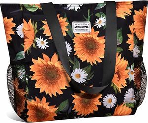 Free Sample 2025 Custom Logo Blue White Striped Oversized Beach Bag Striped <b>Handbag</b> Tote Beach Luggage, Bags <b>Summer</b> - Product Image 2