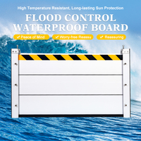 Sistema de Paneles de Defensa Contra Inundaciones de Aluminio de Grado Profesional, Anticorrosión, Resistente a la Oxidación, Capacidad de Carga de 1150 lb para Puertas de Garaje
