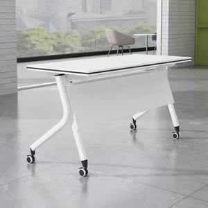 Mesa de Conferência Moderna de Ferro Dobrável e Extensível com Rodas - Product Image 4