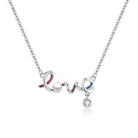 Collier Pendentif Coquillage Romantique en Argent Sterling 925 pour Femme, Bijou Tendance au Design Minimaliste, Idéal pour Anniversaire de Mariage - Vente en Gros
