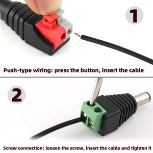 Accessorio adattatore 12V 2.1DC 2 Pin terminale verde alla spina di alimentazione CC 5.5*2.1mm femmina - Product Image 4