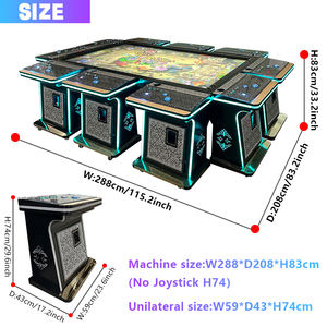 Máquina de Juego Arcade para Salón de Juegos, 86 Pulgadas, 10 Jugadores, Mesa de Pesca Ocean King 4, Gabinete de Juego de Disparos de Peces <span class=keywords><strong>Jack</strong></span> N <span class=keywords><strong>Beanstalk</strong></span> - Product Image 2