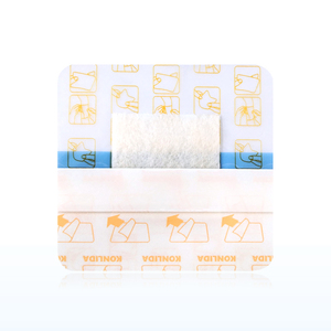 แผ่นก๊อซปลอดเชื้อแบบใช้แล้วทิ้ง แผ่นปิดแผลแบบมีกาวในตัว - Product Image 2