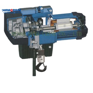 Polipasto de cadena eléctrica de fácil mantenimiento, 250 kg, 500 kg, 1, <span class=keywords><strong>2</strong></span> toneladas, estilo europeo - Product Image 2