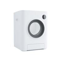 Smart Birds Flowers Rubik's Cube Bac à litière pour chat entièrement automatique avec pelle électrique pour excréments, entièrement fermé, 110V, 60L de capacité interne