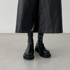 Bottes de randonnée en <span class=keywords><strong>cuir</strong></span> <span class=keywords><strong>Scarpa</strong></span> Chaussures de sécurité d'extérieur personnalisées à semelle épaisse et durable Bottes Martin avec caoutchouc souple pour femmes - Product Image 4