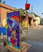 Jeu de baignoire à eau gonflable géante pour l'été, version sac à roulettes, en métal, facile à installer, pour 1 personne