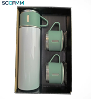Nouveau transfert de chaleur Deluxe Bullet 304 tasse thermos en acier inoxydable Sublimation blanc enduit tasse à eau coffret cadeau avec boîte-cadeau