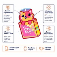Bolsa Mylar con Forma Personalizada a Prueba de Olores, con Holograma, para 3.5g (8va Generación), con Chip NFC Inteligente y Etiqueta de Embalaje, Vacía