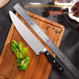 Cuchillo <span class=keywords><strong>de</strong></span> <span class=keywords><strong>Chef</strong></span> <span class=keywords><strong>de</strong></span> Acero Inoxidable con Mango <span class=keywords><strong>de</strong></span> ABS, Hoja Afilada <span class=keywords><strong>de</strong></span> Acero Único para Uso Doméstico, Cortar Carne y Verduras, Cuchillo Maestro para Cocina y Hotel - Product Image 2