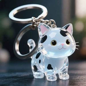 New Arrival Pet Keepsake Transparent keychain pendant <b>Cat</b> Memorial <b>cat</b> hair Commemorative storage <b>boxs</b> - Product Image 6