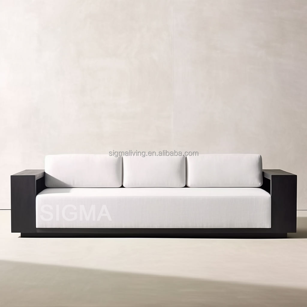 Factory New Design Patio Outdoor Furniture Sofa Set Luxury Aluminum Outdoor Garden Sofa