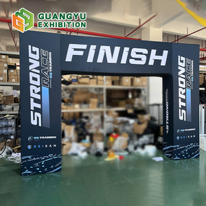 Cổng vòm với logo thương hiệu tùy chỉnh vật liệu nhôm cầm tay ngôi sao thể thao & dòng kết thúc sự kiện đua vòm thể thao cổng vòm - Product Image 1