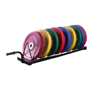 Disques d'haltères de Fitness de musculation plaques de poids de pare-chocs en caoutchouc et en fonte personnalisées Portable Durable 5-25KGS pour la salle de sport - Product Image 5