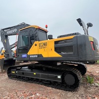 Excavadora Volvo EC240 Usada de Alto Rendimiento, 24T, Excavadora Hidráulica Original, Venta Directa de Fábrica, Rentable para el Trabajo