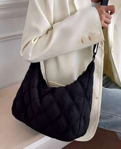 <b>Tote</b> Shoulder <b>Bag</b> Custom Fashion Lightweight <b>Padded</b> Soft Quilted Zipper Closure Portable - Product Image 1