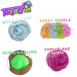 Kit de slime DIY en coffret cadeau pour enfants, idéal pour les fêtes, jouet éducatif scientifique, anti-stress, cadeau d'anniversaire unisexe, directement de l'usine - Product Image 5