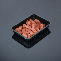 Boîte en plastique jetable PET PP Frozen Safe thermoscellage conception VSP pour le mouton pour le stockage de plateau MAP