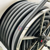 PP PE PVA PA Nylon plastique ondulé shisha tuyau électrique tube tuyau faisant la ligne de production ligne d'extrusion