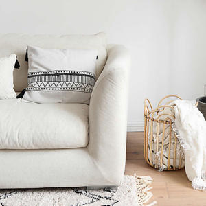 Nordisches Stoffs ofa modernes einfaches Wohnzimmer ins Windnetz rote Wohnung drei Doppel kombination Freizeit sofa Anpassung - Product Image 3