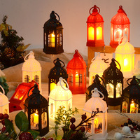 Bougie LED décorative de style château européen minimaliste vintage pour créer une ambiance festive
