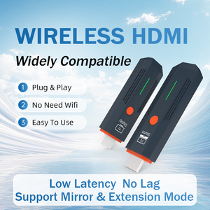 Lancement 2026 : Extenseur <span class=keywords><strong>HDMI</strong></span> <span class=keywords><strong>sans</strong></span> <span class=keywords><strong>fil</strong></span> 5G 50M, 1080P, prend en charge la duplication ou l'<span class=keywords><strong>extension</strong></span> d'écran <span class=keywords><strong>sans</strong></span> <span class=keywords><strong>fil</strong></span> pour PC vers moniteur - Product Image 3