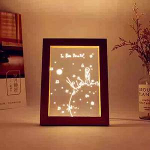 Commercio all'ingrosso in <span class=keywords><strong>legno</strong></span> massello di grandi dimensioni cornici per foto altalena scatole di <span class=keywords><strong>legno</strong></span> cartelli da parete con luci a LED di qualità artigianato in <span class=keywords><strong>legno</strong></span> - Product Image 5