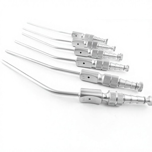 Manche de rechange pour miroir dentaire en acier inoxydable, poignée moletée manuelle, argenté, instrument chirurgical de classe I - Product Image 3