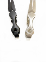 Pinces à charbon en acier inoxydable durables pour chicha, accessoires de barbecue, cadeau de voyage, vente chaude