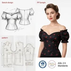 Chemisier en satin vert personnalisé pour femme, <span class=keywords><strong>haut</strong></span> à manches longues et à enrouler, style rétro vintage années 50, chemisiers et chemises pour femme - Product Image 4