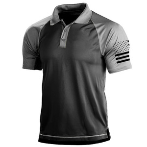Nouvelle Tendance Été 2024 : Chemise Homme <span class=keywords><strong>D</strong></span>écontractée <span class=keywords><strong>à</strong></span> Manches Courtes, Col Henley, Style Américain Rétro, en Toile Anti-Boulochage, Couleur Unie - Product Image 2