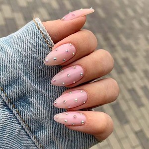 <span class=keywords><strong>Faux</strong></span> ongles en amande pour la Saint-Valentin, fournisseur, faits à la main, strass, cœur rouge, amande, marque privée, ongles à <span class=keywords><strong>coller</strong></span> pour femmes - Product Image 3