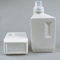Liquide de lavage auto 1L, détergent lessive 1000ml, poudre lave-vaisselle, adoucissant textile, bouteille carrée en PEHD