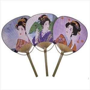 Papel personalizado con impresión de logotipo, abanico de bambú y papel crudo, abanico de mano de paleta de papel de boda - Product Image 4