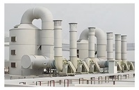 Système de filtration des gaz pour l'élimination des brumes acides et des gaz de chlore, épurateur d'air pour fumées d'acide chlorhydrique