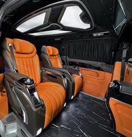 Housse en cuir de luxe pour Mercedes Benz classe V derniers accessoires de voiture nouvelle conception de couverture en cuir pour camionnettes
