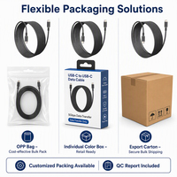Cables de Extensión USB 3.2 Gen1 Tipo C de 5 Metros, 16.4 Pies, 5Gbps, Baja Latencia, Cable Flexible de TPE, para VR, Uso Industrial y Médico, Venta al Por Mayor