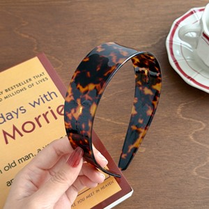 French Elegant Acetate Wide <b>Headband</b> Women Simple Solid Tortoise <b>Leopard</b> Print Hair Hoop Fashion Korean Daily Hair Accessories - Product Image 3