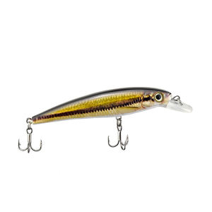 Hunthouse — leurres minnows durs flottants en plastique, feuille holographique ABS, couleur noire, pour la pêche, 100mm, 12g - Product Image 4